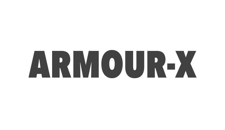 Armour-X logo.