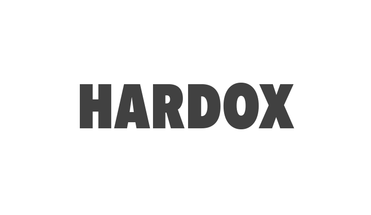 Hardox logo.