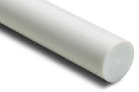 White acetal rod.